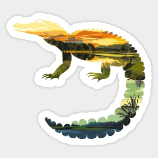 Florida Alligator Sticker
